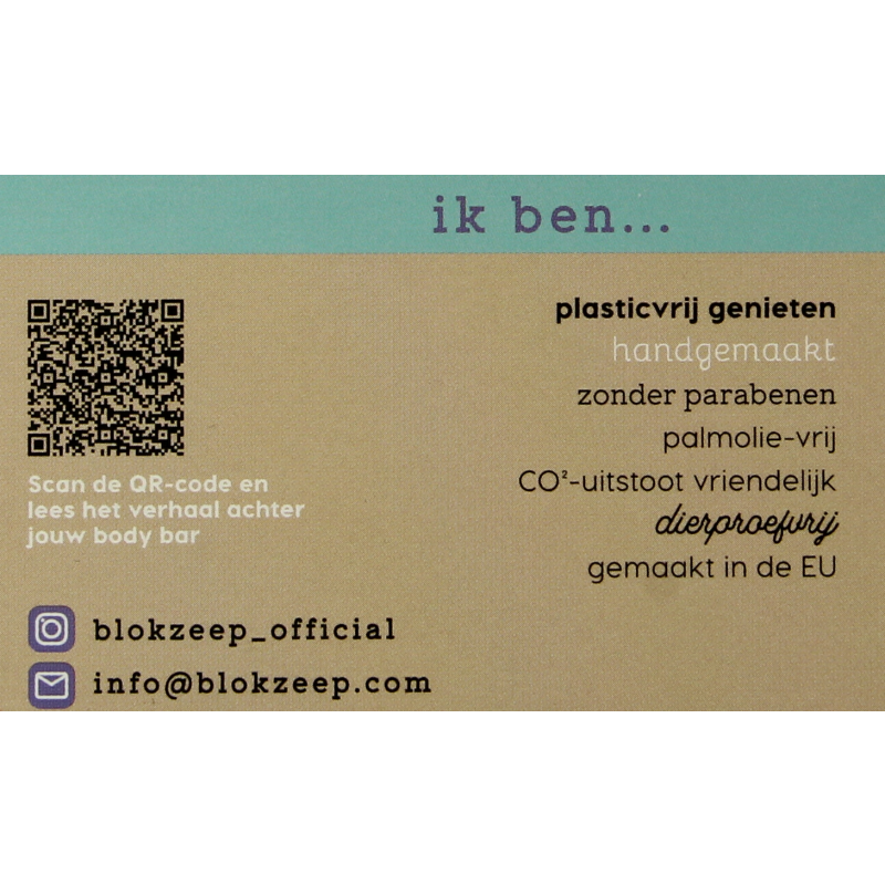 Blokzeep Body bar lavendel 100 Gram