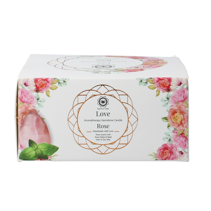 Bolsius Gemstone candle love rose 70.00 Gram