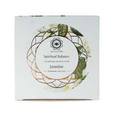 Green Tree Geurkaars edelsteen spiritueel balans jasmijn 70.00 Gram