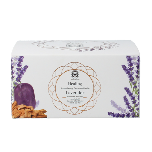 Bolsius Gemstone candle healing lavender 70 Gram