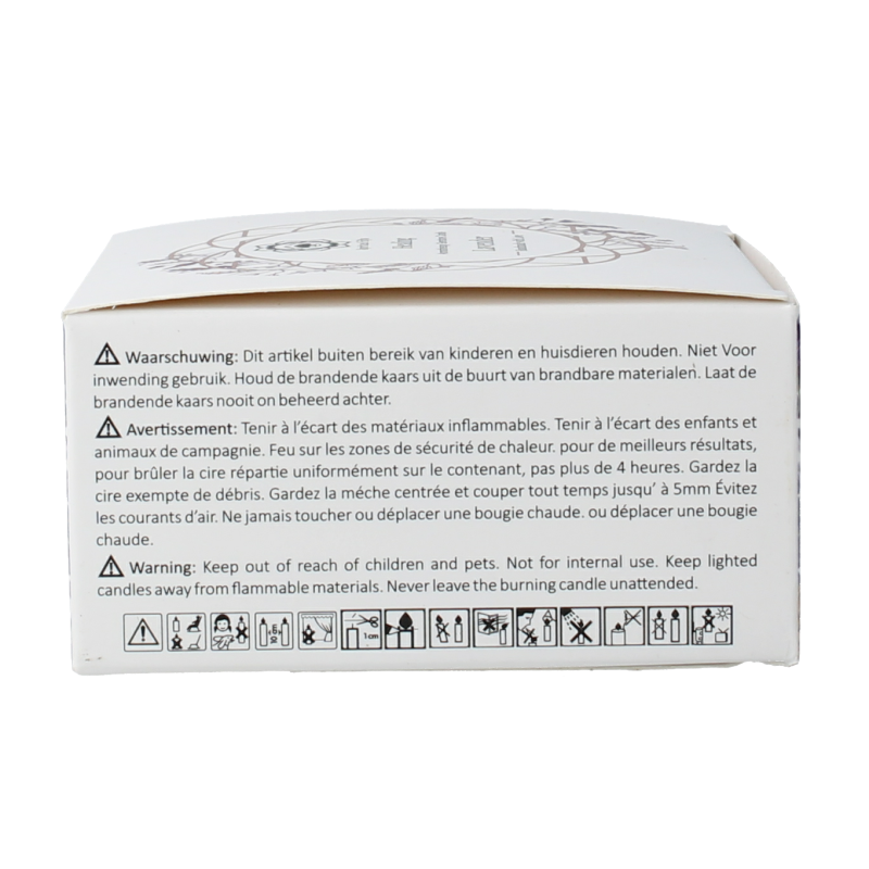 Bolsius Gemstone candle healing lavender 70 Gram