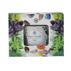 Green Tree Gemstone candle inner growth mint 256 Gram