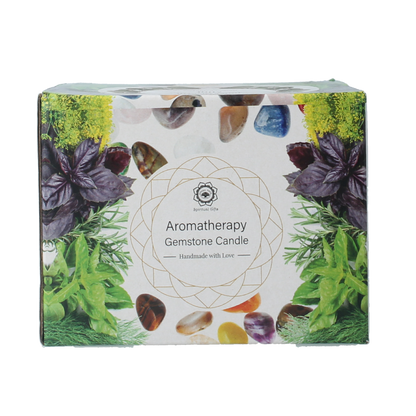 Green Tree Gemstone candle inner growth mint 256.00 Gram