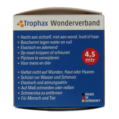 ABC Wondverband Wonderverband blauw 4.5m x 5cm 1.00 Stuks