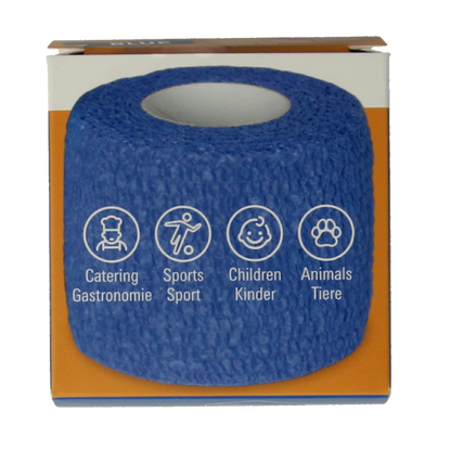 ABC Wondverband Wonderverband blauw 4.5m x 5cm 1.00 Stuks