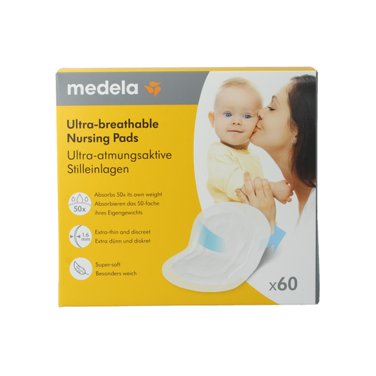 Medela Zoogcompressen ultra ademend 60 Stuks