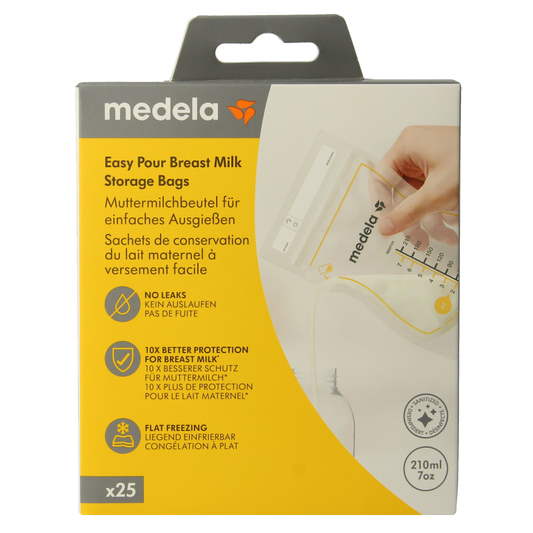 Medela Moedermelk bewaarzakjes 210ml 25 Stuks