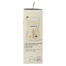 Medela Moedermelk bewaarzakjes 210ml 25.00 Stuks