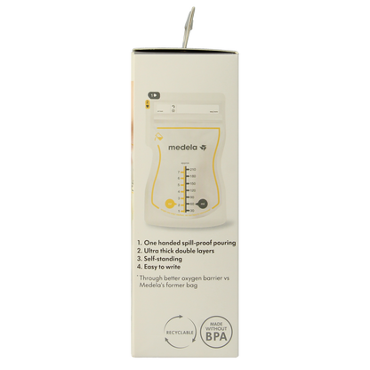 Medela Moedermelk bewaarzakjes 210ml 25.00 Stuks