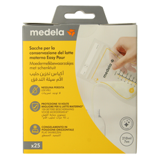 Medela Moedermelk bewaarzakjes 210ml 25.00 Stuks