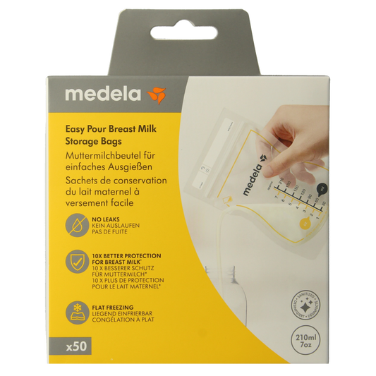 Medela Moedermelk bewaarzakjes 210ml 50 Stuks