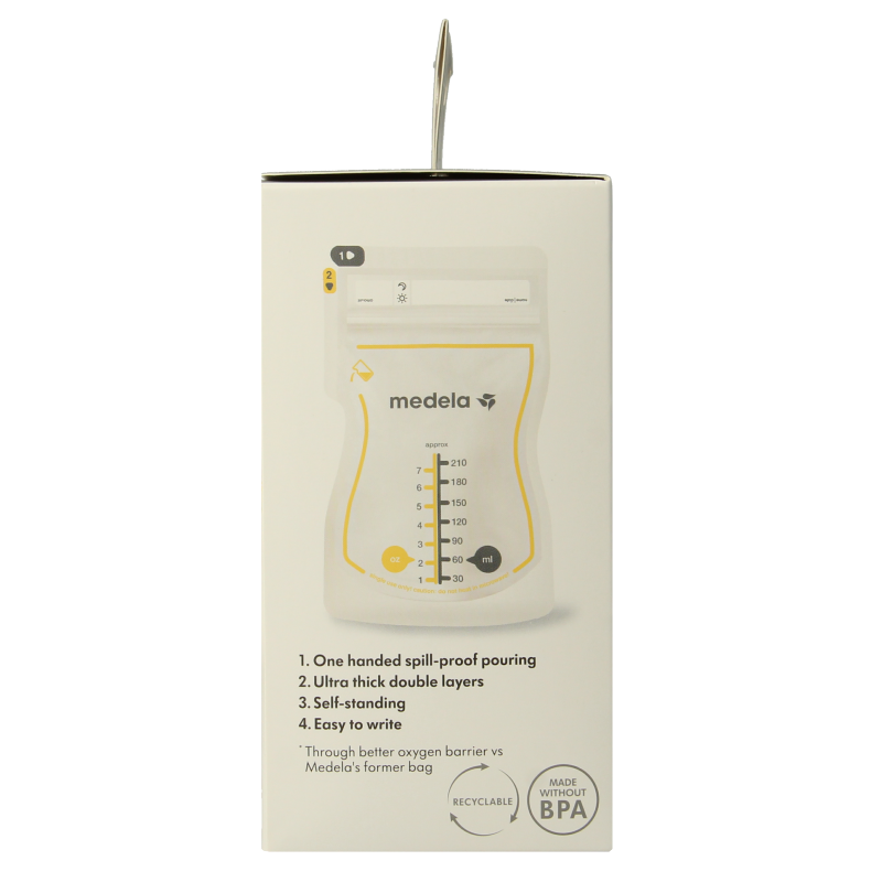 Medela Moedermelk bewaarzakjes 210ml 50 Stuks