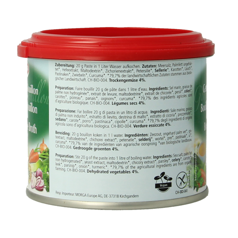 Morga Groentebouillon pasteus 200 Gram