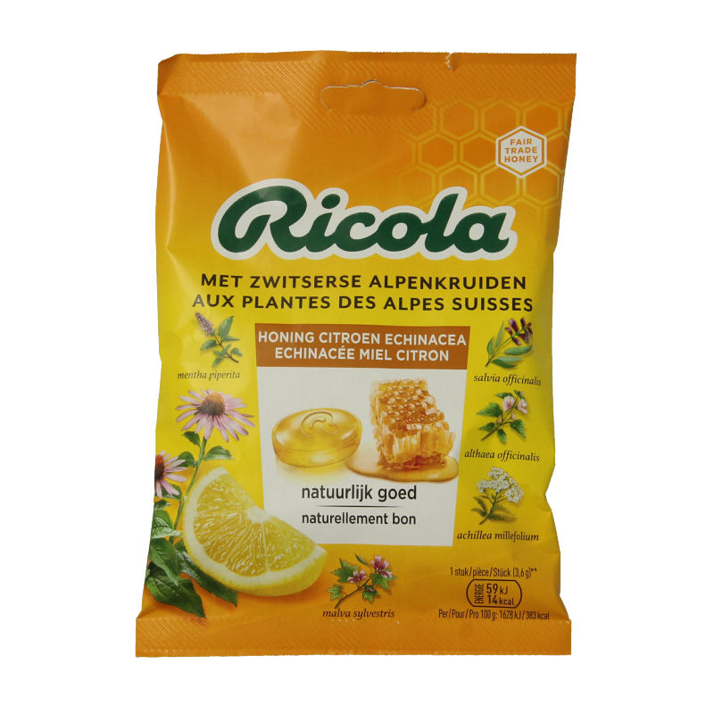 Ricola Honey lemon echinacea 75 Gram