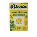 Ricola Citroen munt suikervrij doosje 50 Gram
