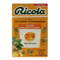 Ricola Gember sinaasappelmunt suikervrij 50.00 Gram