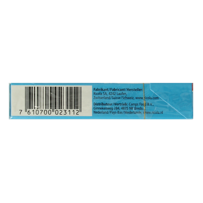 Ricola Fresh mint suikervrij doosje 50.00 Gram