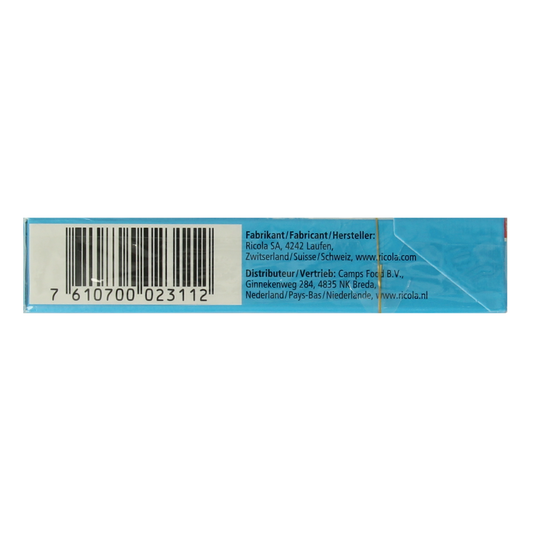 Ricola Fresh mint suikervrij doosje 50.00 Gram