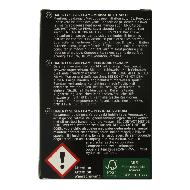 Hagerty Silver foam multimetal 185 Gram