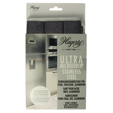 Hagerty Microfiber gloves stainless steel 1.00 Stuks