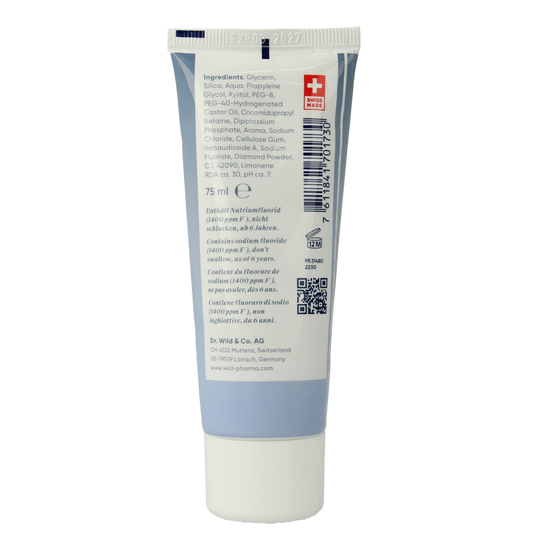 Emoform Tandpasta diamond whitening met fluoride 75 Milliliter