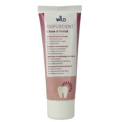 Wild  Depurdent clean & polish whitening tandpasta 75 Milliliter