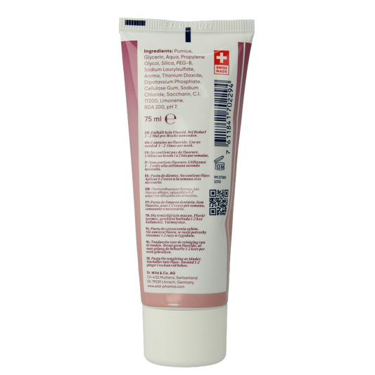 Wild  Depurdent clean & polish whitening tandpasta 75 Milliliter