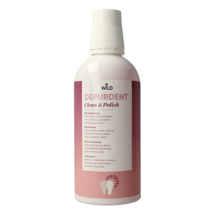 Wild  Depurdent clean & polish mondwater 500.00 Milliliter