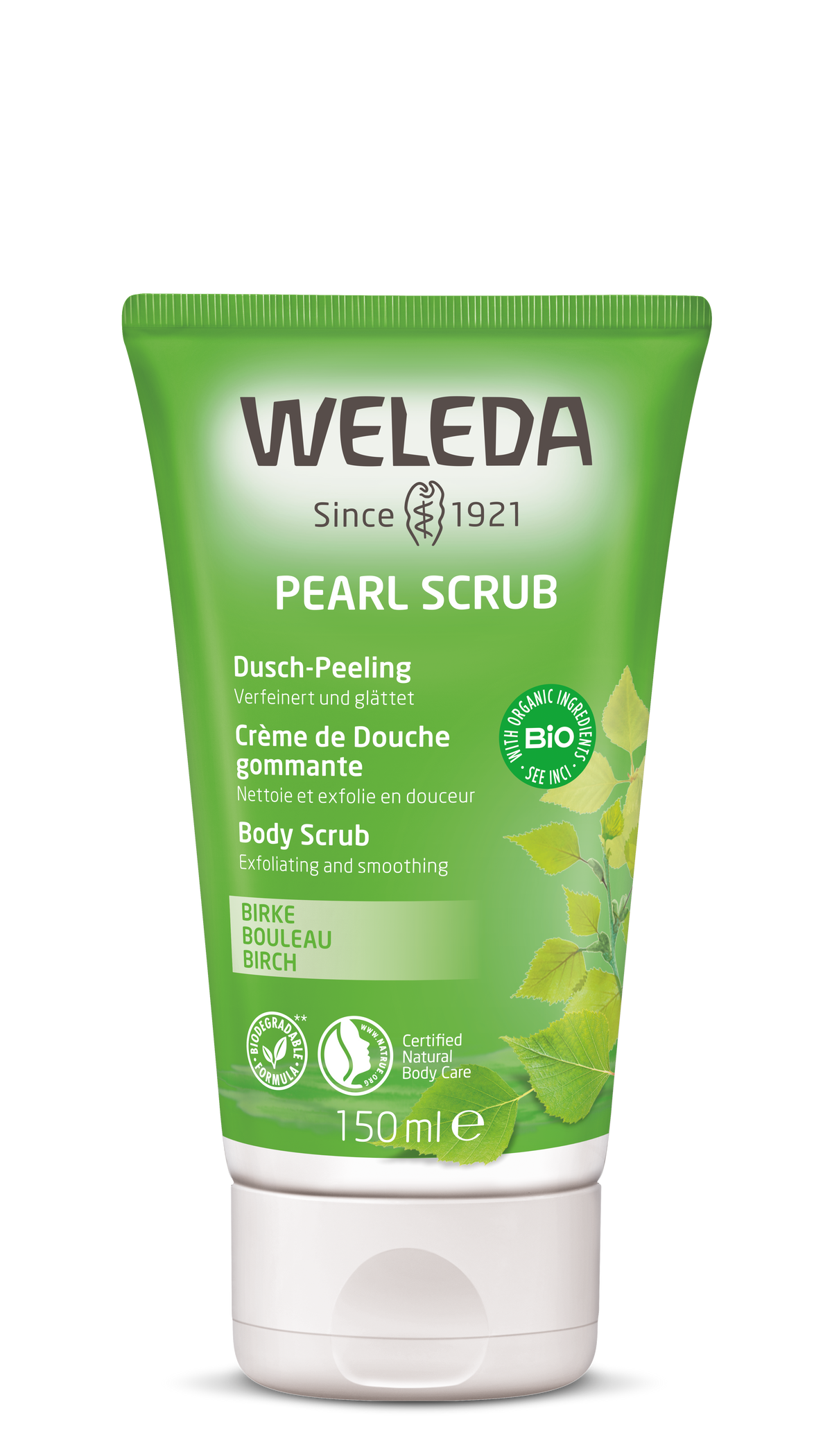 Weleda Berken douche scrub 150.00 Milliliter