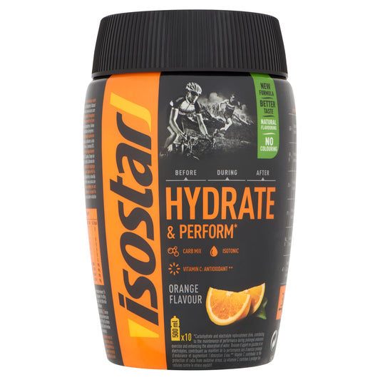 Isostar Hydrate & perform orange 400 Gram