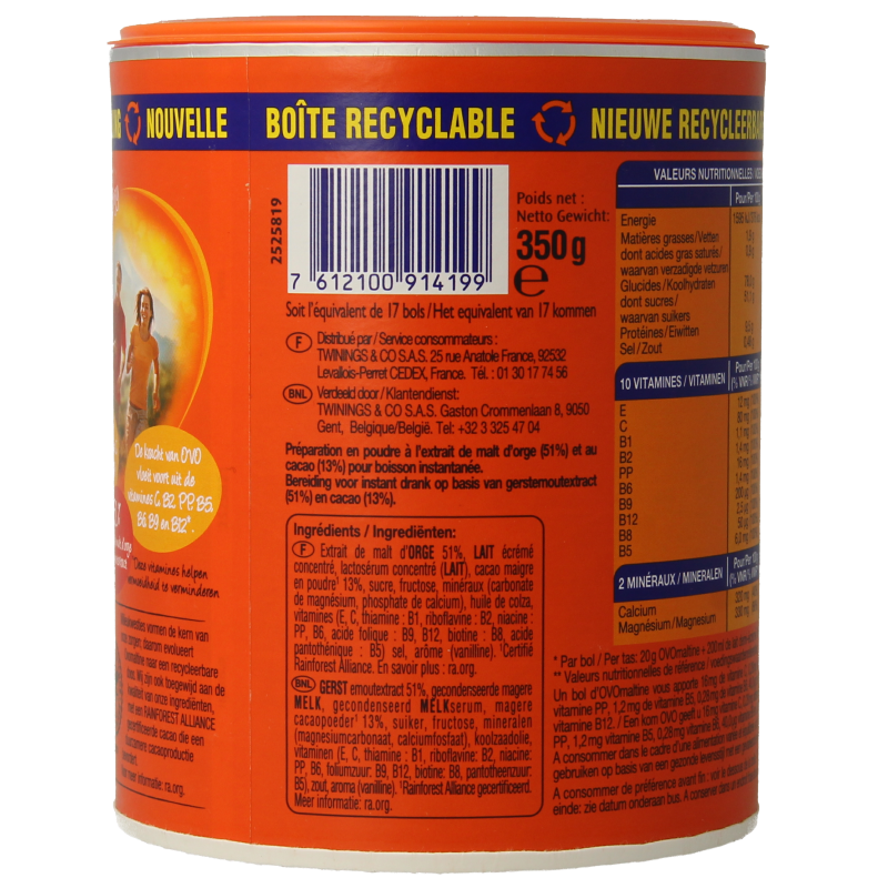 Ovomaltine Poeder 350 Gram