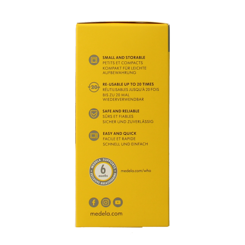 Medela Quick clean magnetronsterilisatiezakken 5 Stuks