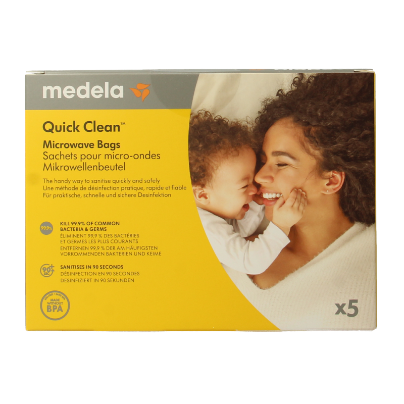Medela Quick clean magnetronsterilisatiezakken 5 Stuks