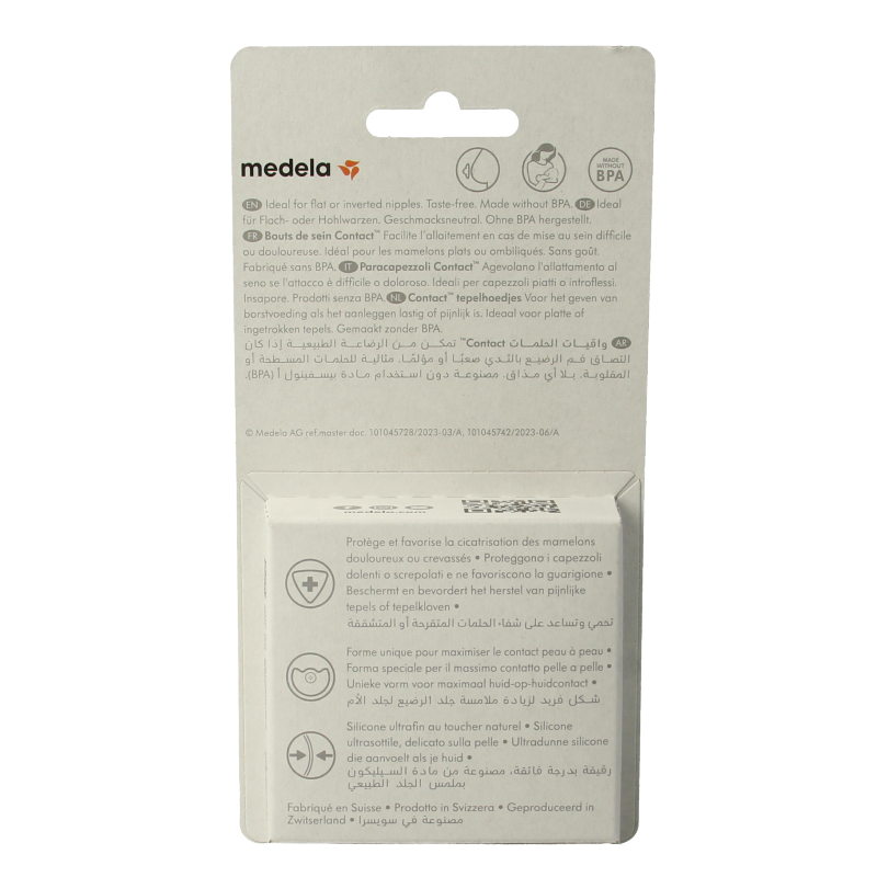 Medela Contact tepelhoedjes maat M 1 Paar