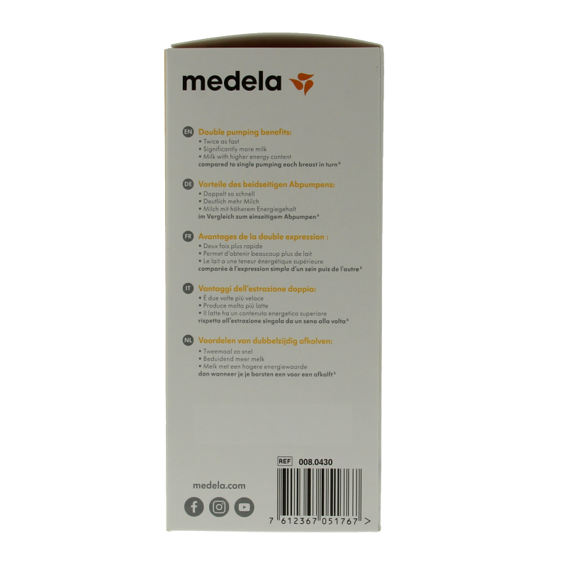 Medela Symphony afkolfset dubbel maat S 1 Set