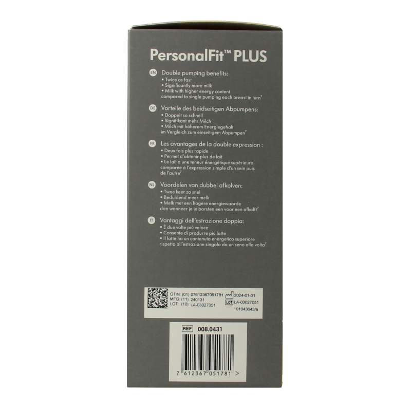 Medela Symphony afkolfset dubbel maat M 1 Set