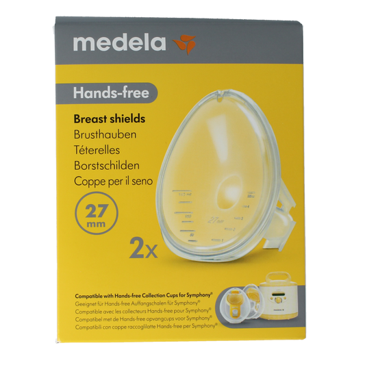 Medela Handsfree borstschild Symphony maat S 27mm 1 Stuks