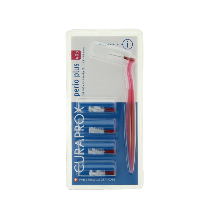 Curaprox Interdentaal rager perio roze gehoekt 5 Stuks