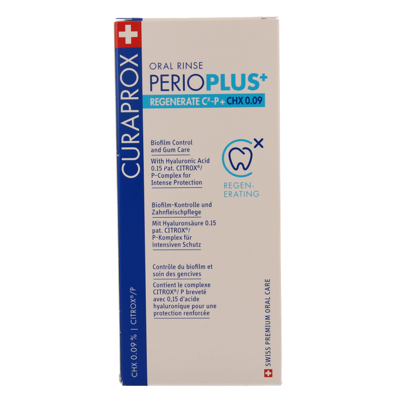 Curaprox Perio plus regenerate CHX 0.09 200 Milliliter