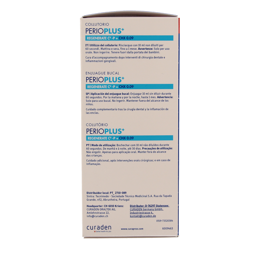 Curaprox Perio plus+ regenerate CHX 0.09 mondspoeling 200.00 Milliliter