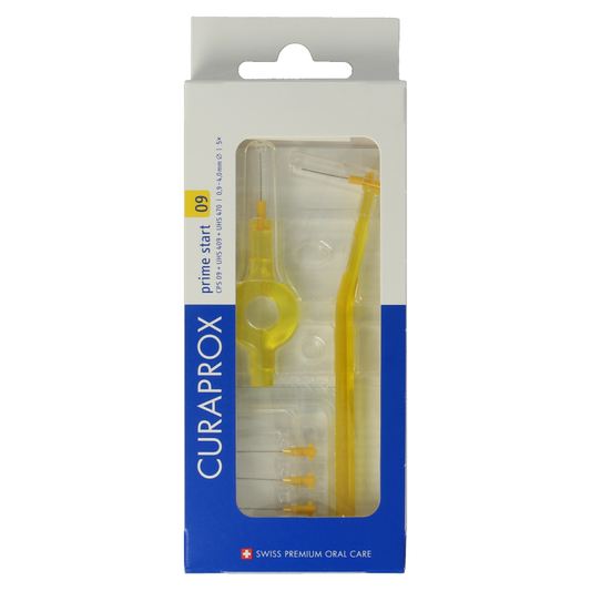 Curaprox Prime start rager 09 geel 4 mm 5 Stuks