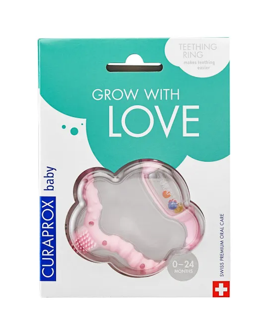 Curaprox Bijtring roze 1 Stuks