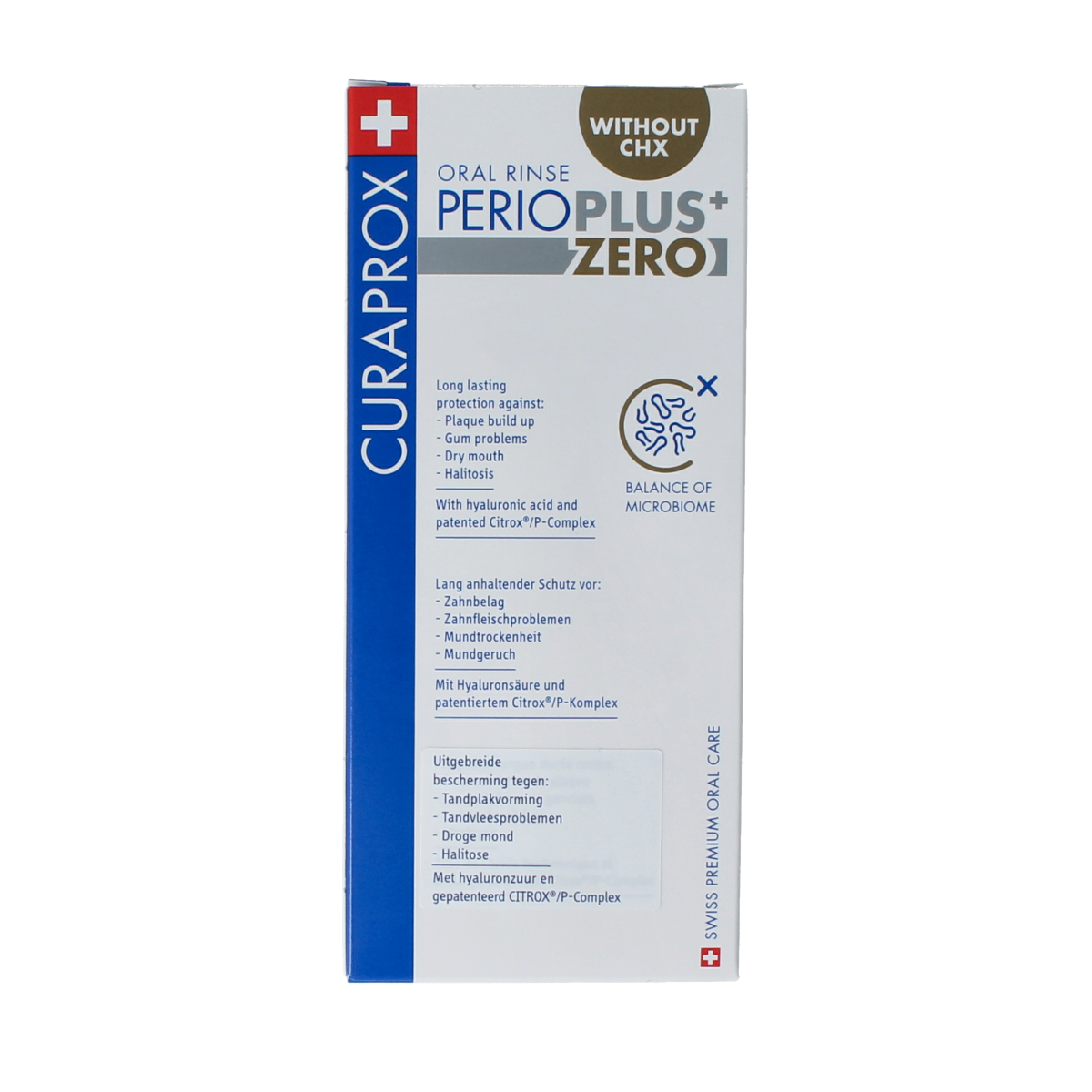 Curaprox Perio plus+ zero CHX 0.00 mondspoeling 200.00 Milliliter