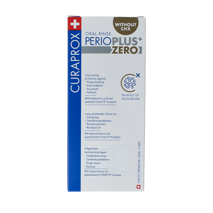 Curaprox Perio plus+ zero CHX 0.00 mondspoeling 200.00 Milliliter