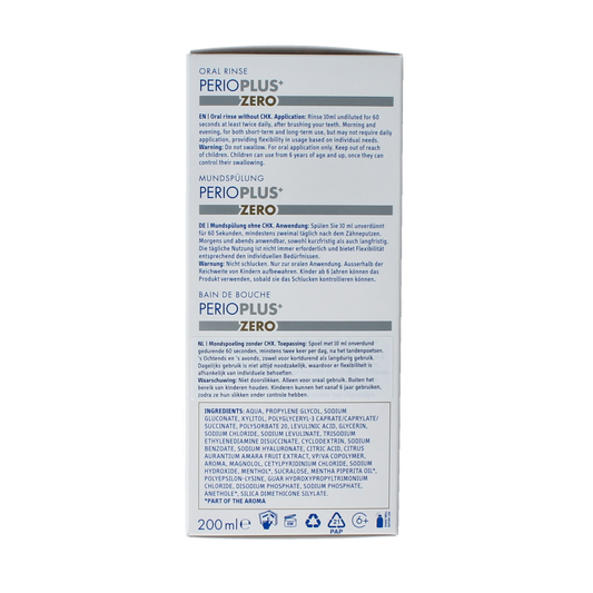 Curaprox Perio plus+ zero CHX 0.00 mondspoeling 200.00 Milliliter