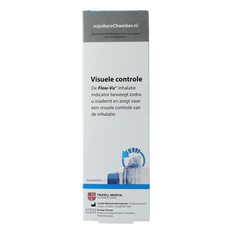 Diversen Aerochamber + flow VU mondstuk blauw 1.00 Stuks