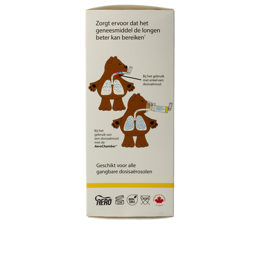 Diversen Aerochamber flow VU mask 1-4 jaar 1 Stuks