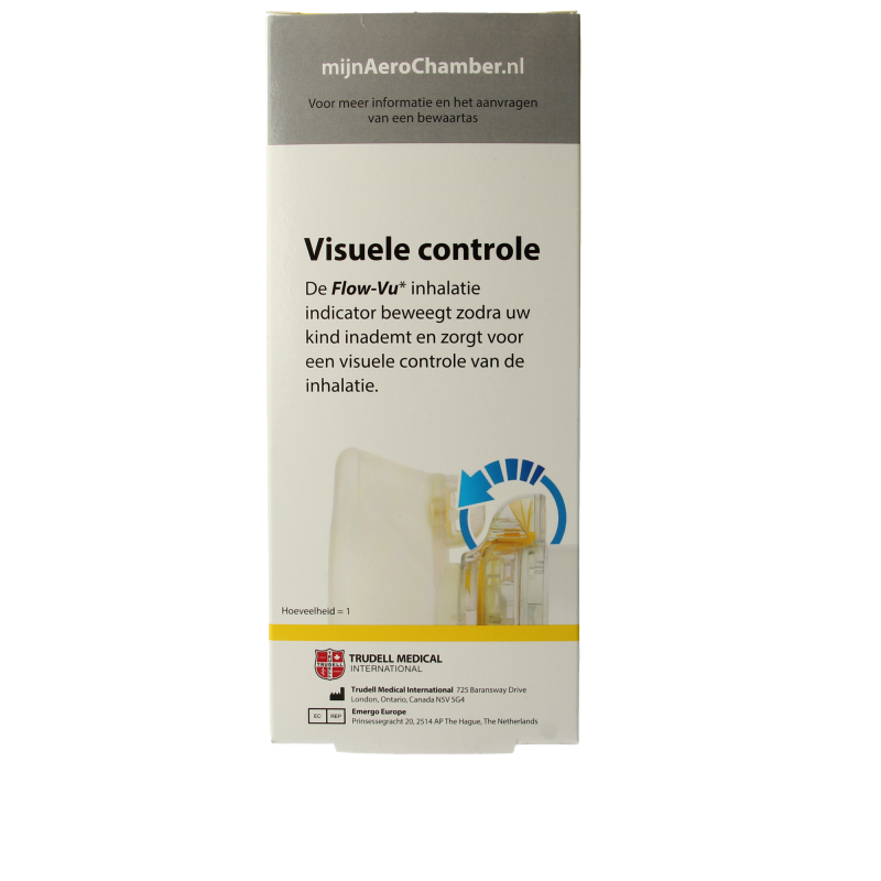 Diversen Aerochamber flow VU mask 1-4 jaar 1 Stuks