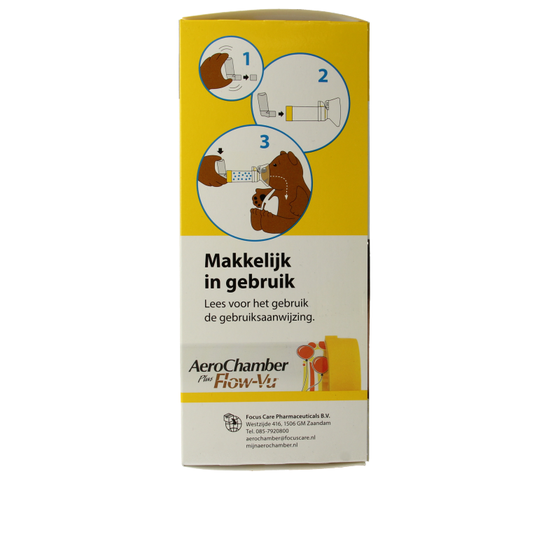 Diversen Aerochamber flow VU mask 1-4 jaar 1 Stuks