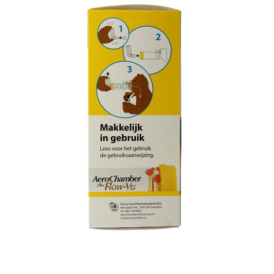 Diversen Aerochamber flow VU mask 1-4 jaar 1.00 Stuks